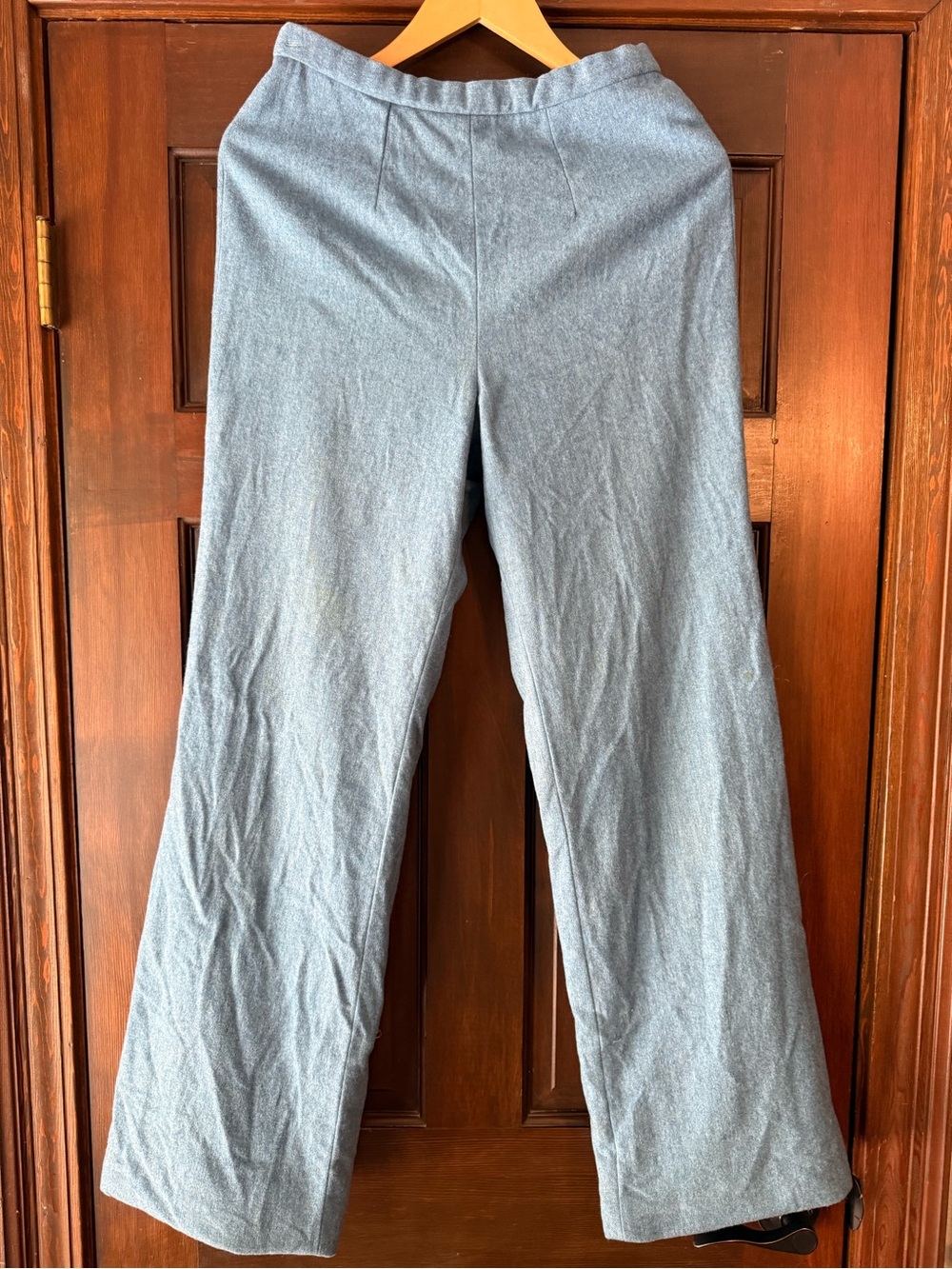 Vintage Pendleton Light Blue Wool-Lined Pants